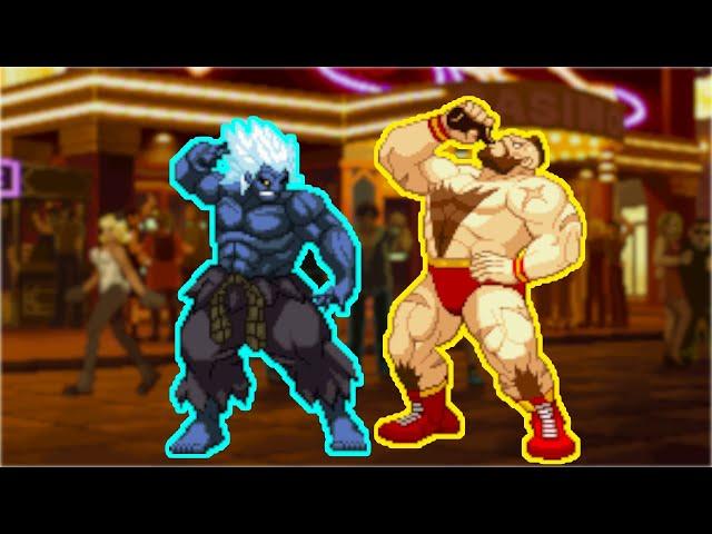 ONI VS ZANGIEF | STREET FIGHTER MUGEN