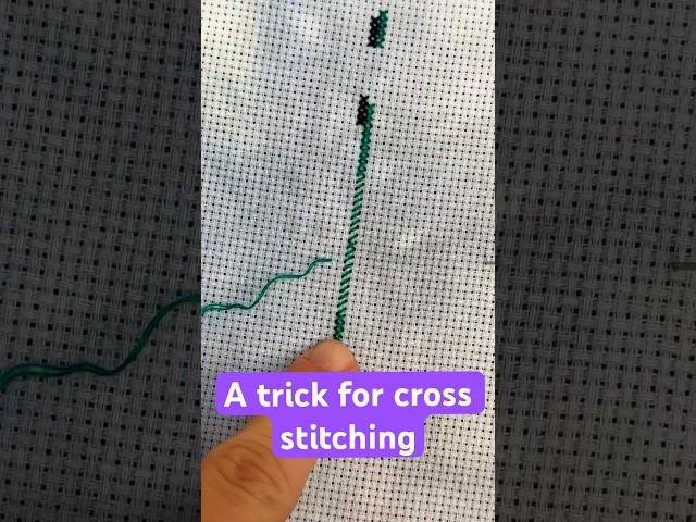 A trick to use during big cross stitch projects 🪡️