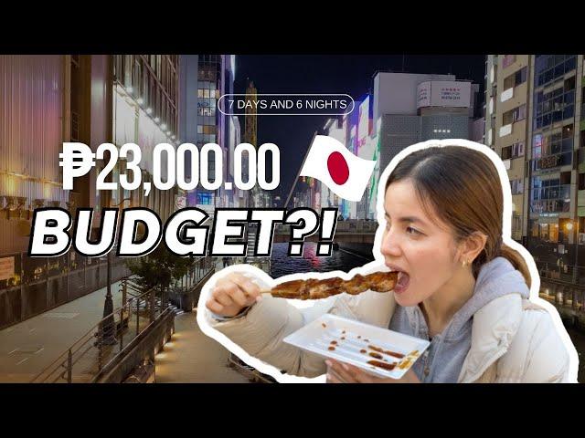 Super Tipid Budget in Japan! | Budget for 7 Days and  6 Nights | Mari Soriano