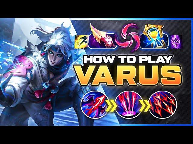 HOW TO PLAY AP VARUS MID SEASON 14 | Build & Runes | Season 14 Varus guide | League of Legends