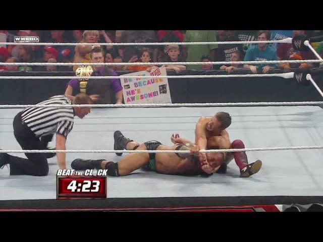 Raw: Daniel Bryan vs. Batista - Beat the Clock Challenge