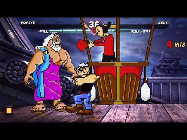 POPEYE VS ZEUS - HIGH LEVEL FINAL FIGHT!