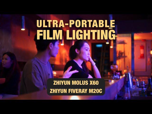 I tested these POWERFUL Pocket RGB Filmmaking Lights [Zhiyun Molus x60, Fiveray M20C Tutorial]