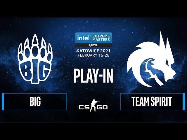 CS:GO - BIG vs. Team Spirit [Oveprass] Map 1 - IEM Katowice 2021 - Play-In