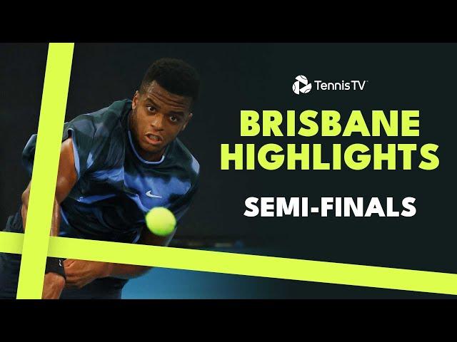 Opelka vs Mpetshi Perricard; Dimitrov Faces Lehecka | Brisbane 2025 Semi-Final Highlights