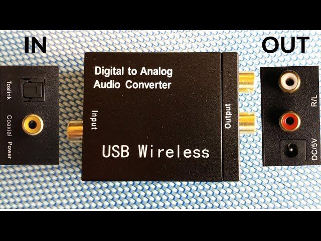 Digital to Analog Audio Converter - Works remarkably well