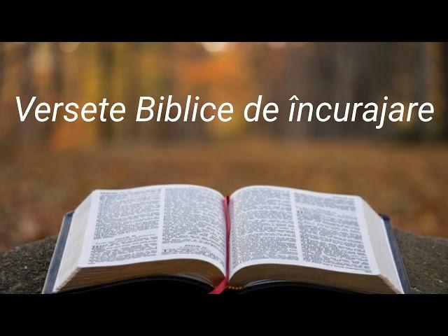 Versete Biblice de încurajare