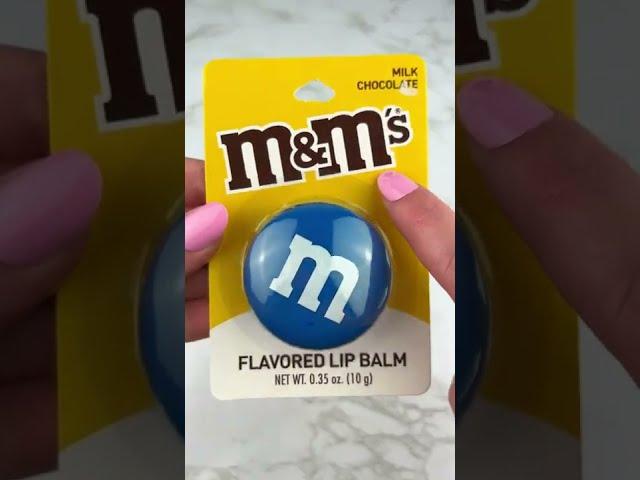 M&M's Candy Lip Balm Satisfying Video ASMR! #shorts #asmr