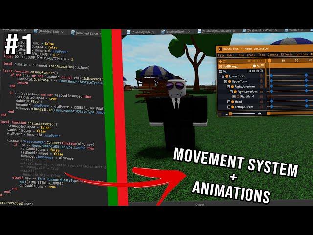 Adding animations and a movement system! - Roblox devlog #1