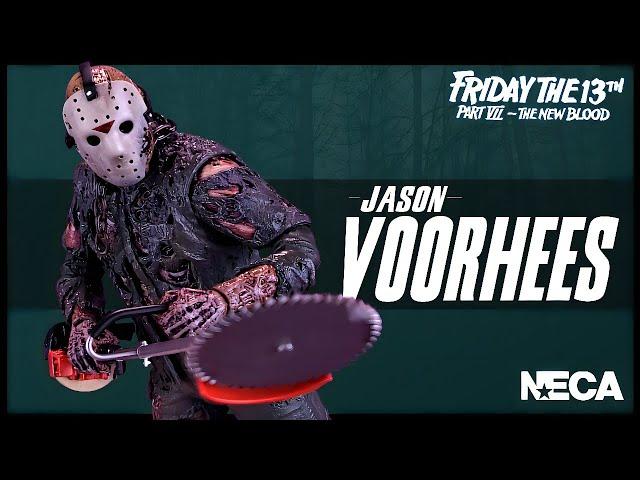 NECA Friday The 13th Part 7 The New Blood Jason Voorhees Figure @TheReviewSpot