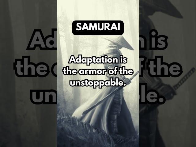 "The Way of the Adaptive Samurai: Embrace Change" #AdaptiveMindse t#WarriorWisdom