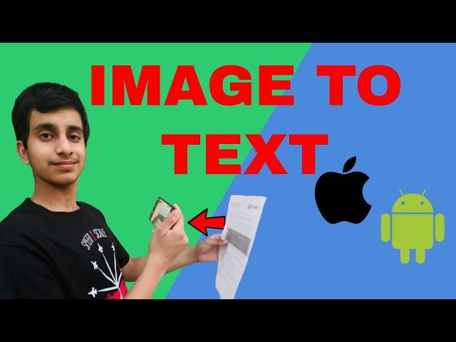 How to Convert Image to Text in iPhone & Android