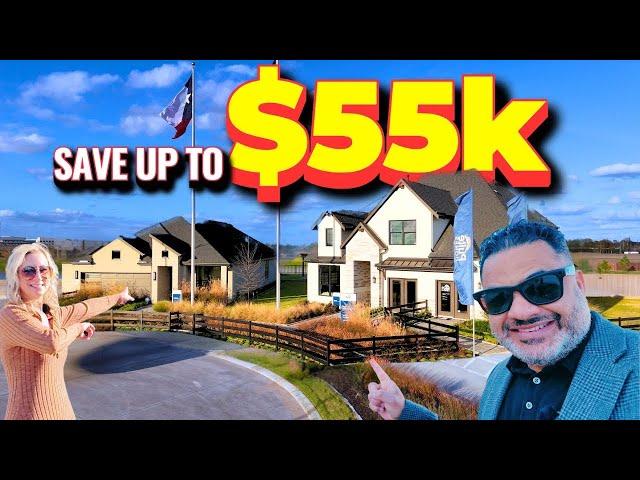 Houston Texas' BEST DEALS New Construction Homes  | New Community in Katy Texas