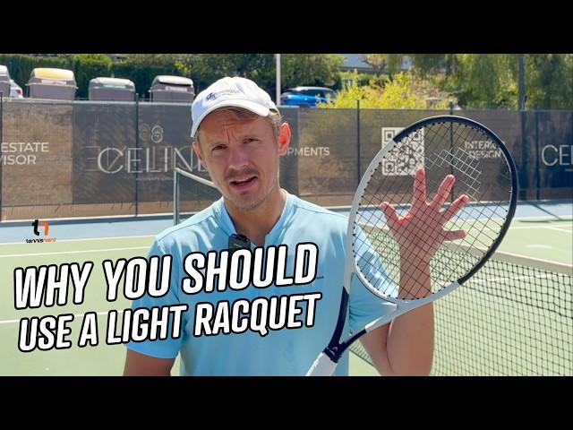 Lighter racquets and why you should use them