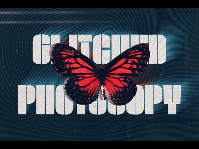 Glitched Photocopy Photo Effect Stock Graphics Download