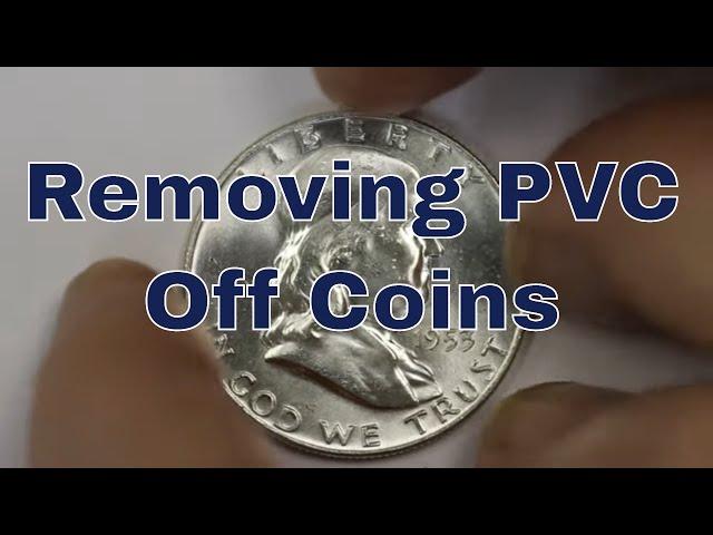 Cleaning, Restoring, Conserving Coins - How I Do It - Remove PVC From Coins