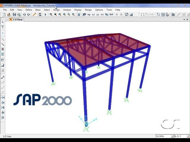 SAP2000 - 01 Introductory Tutorial: Watch & Learn