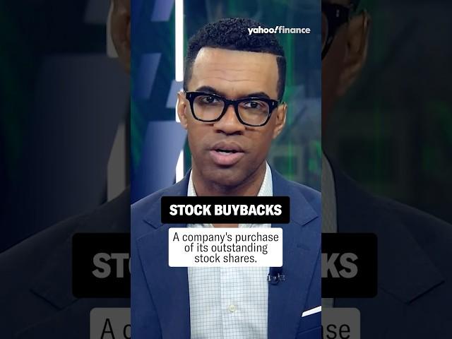 Stock buybacks explained #shorts