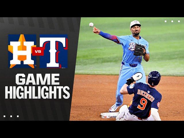 Astros vs. Rangers Game Highlights (5/18/25) | MLB Highlights