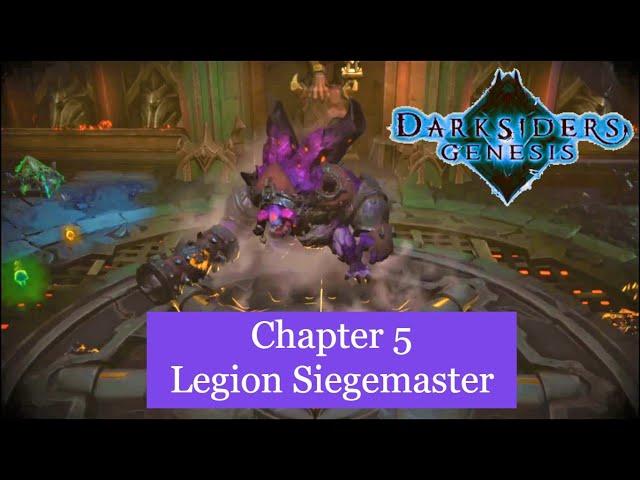 Darksiders Genesis Chapter 5 - Legion Siegemaster Boss Fight