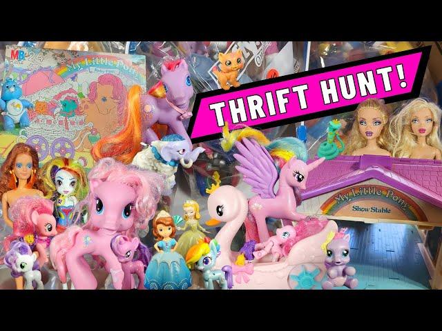 AMAZING THRIFT STORE! My Little Pony G1 G3 G4 G5, Barbie 80s 90s 2000s, Disney, Cave Club & MORE!