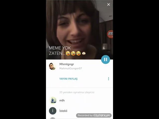 Periscope TÜRK SEXY GENÇ KIZI SEVGİLİSİ ARIYOR KAVGA EDİYORLAR