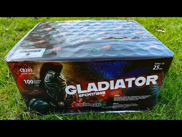 Wyrzutnia Pol-Expance COLOR BUM GLADIATOR CB201 - 100 strzałów, kaliber 25mm Fireworks