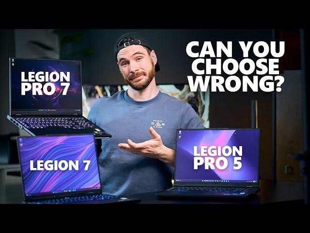 Lenovo Legion 7i, Legio Pro 5 and Legion Pro 7 review - Which one to get in 2024?