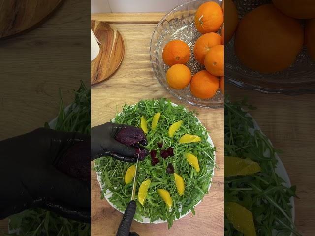 #salad #arugula #orange #beetroot #cheese #салат #буряк #апельсин #anninakarpenko