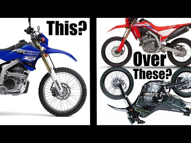 Why I bought a (almost) brand new WR250R over a CRF300L and KLX300 in 2021!