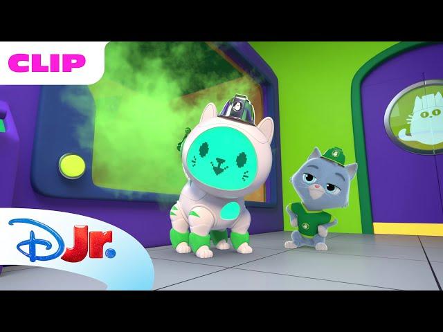 The Robot Cat Builder  | Pupstruction  | Disney Jr. MENA