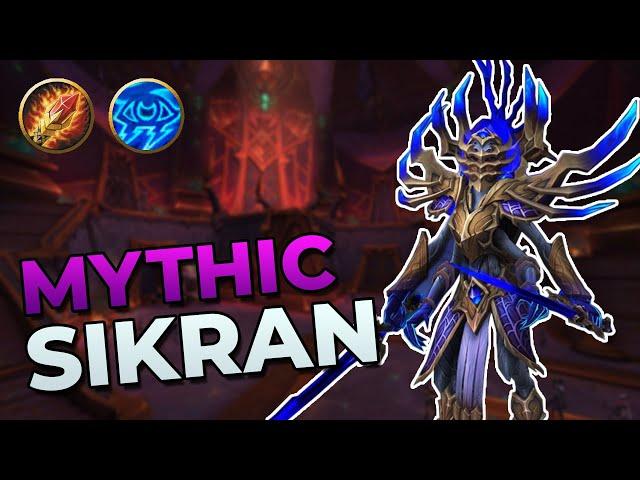 Mythic Sikran - Arcane Mage PoV - Rank 11 - 1.13M DPS | 11.0 WoW: The War Within