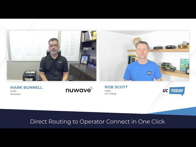 Direct Routing to Operator Connect in One Click