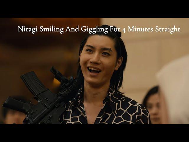 Niragi smiling and giggling for 4 minutes straight