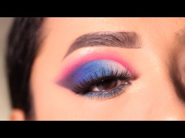 Blue cut crease Eyeshadow Tutorial || Party/Bridal Eyeshadow Look || Shilpa