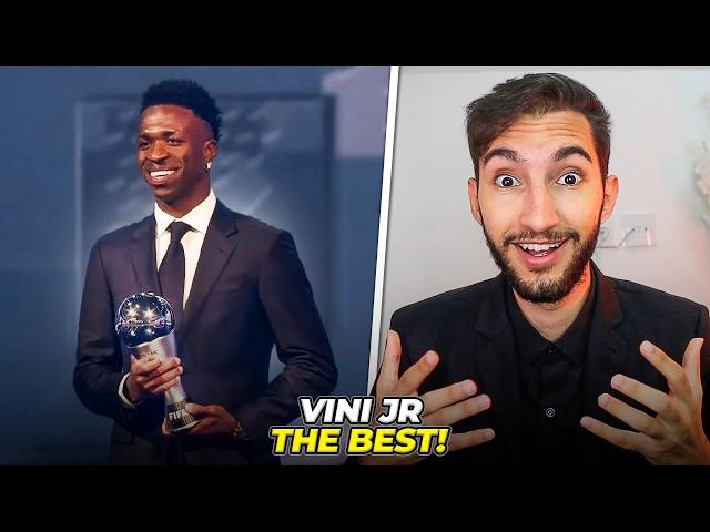 VINICIUS JÚNIOR ELEITO MELHOR DO MUNDO NO THE BEST! 