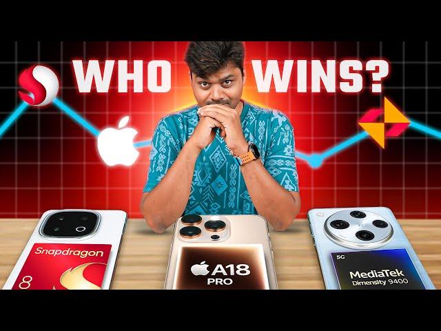 சபாஷ் சரியான போட்டி  ️ Apple vs Snapdragon vs MediaTek  Best FlagShip Processor for 2025 ?