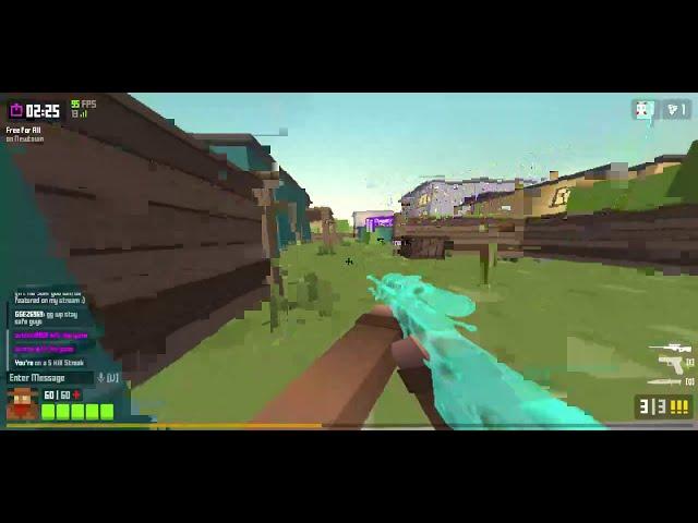 Krunker.io Gameplay and a hacker :I