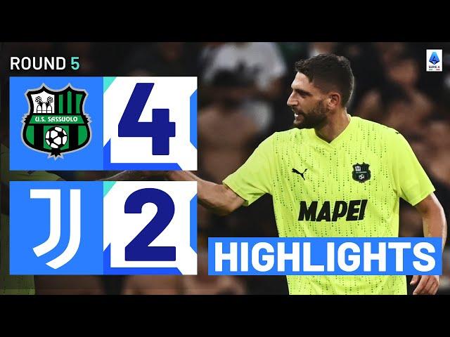 Sassuolo-Juventus 4-2 | Incredible scenes at the Mapei Stadium: Goals & Highlights | Serie A 2023/24