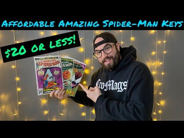 10 Affordable Amazing Spider-Man Keys - ASM Comic Books for $20 or less!