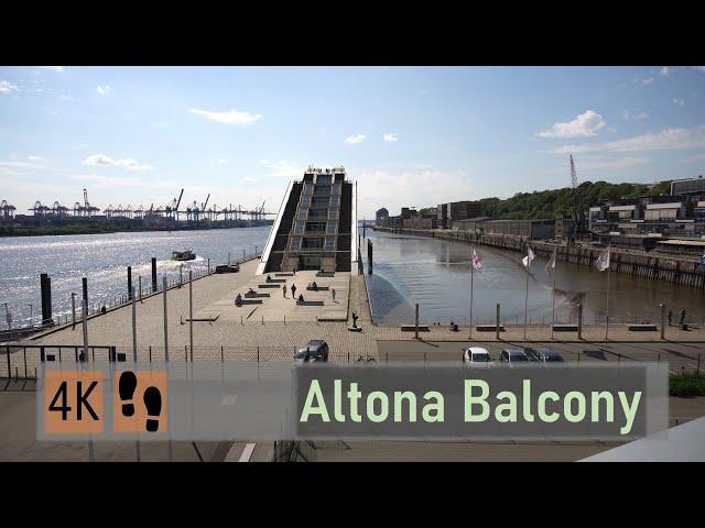 Walk in Hamburg-Altona  | 4K | Dockland, Ottensen and Altona Balcony