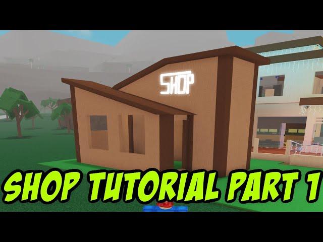 How To Build A Shop Tutorial! Roblox Lumber Tycoon 2 Part 1