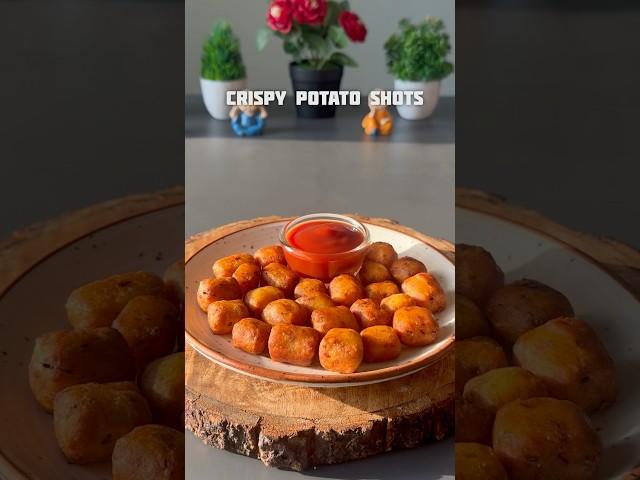 Trending recipe of cripsy potato shots #shorts #recipe #crispy #potato #snacks