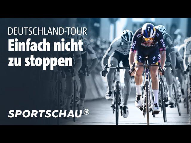 Deutschland-Tour, 3. Etappe Highlights: Königsetappe endet in Villingen-Schwenningen | Sportschau