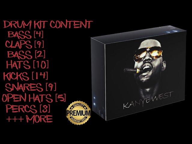 [Download] Kanye West Drum Kit Download 2021 | HipHop Drum Kit, Sample Pack