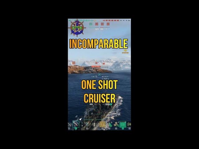 ️ONE SHOT CRUISER️Incomparable  #shorts - World of Warships