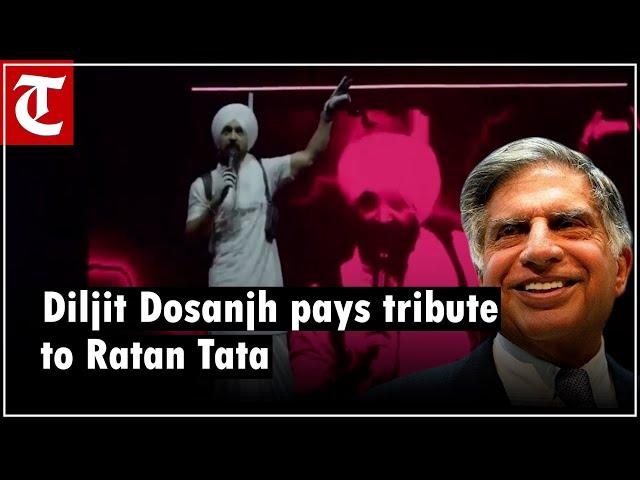 Diljit Dosanjh stops Germany concert midway to share life lessons from Ratan Tata