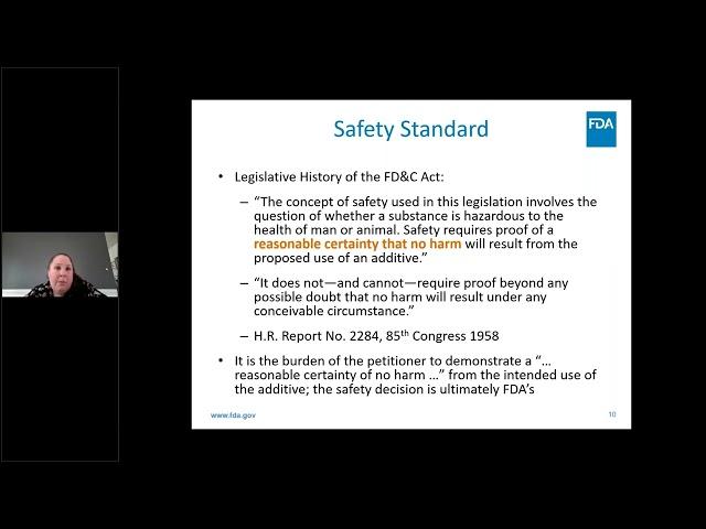 IAFNS: FDA Regulatory Review Process for Food Additives Including Low and No calorie Sweeteners
