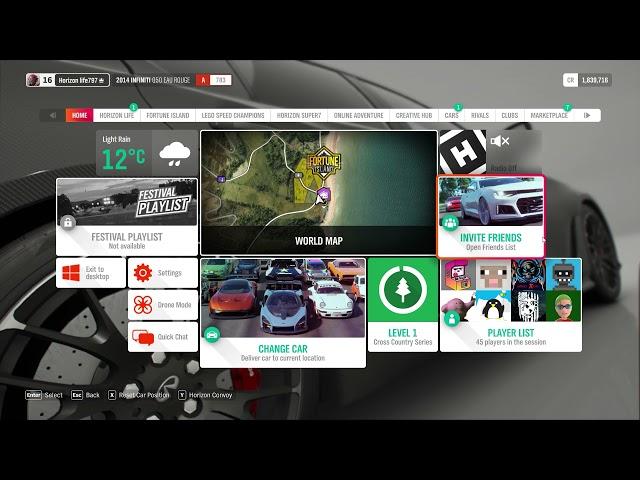 Invite Friends in Forza Horizon 4 - to Play online