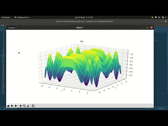 3D Animation with python matplotlib